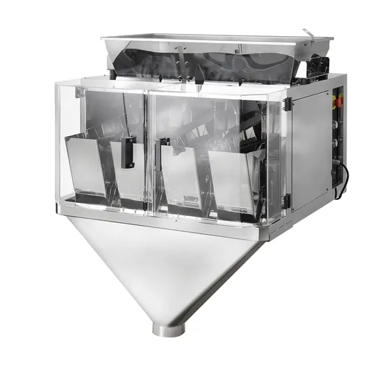 小型顆粒製品用2ヘッドモジュラーリニア計量機