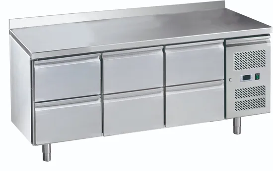 モジュラーGNプレップカウンター換気冷却＆自動霜取り417L